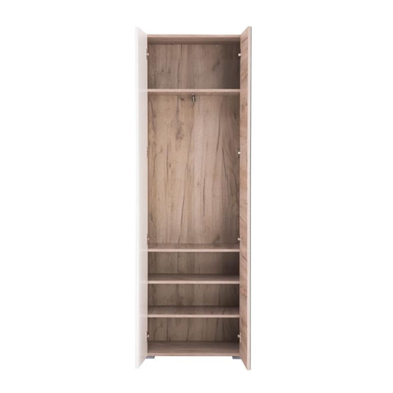 ΕΠΙΠΛΟ ΧΟΛ ΜΕ ΚΑΘΡΕΦΤΗ Beny 2K OG GREY-ΛΕΥΚΗ ΛΑΚΑ 60x35x192,5εκ