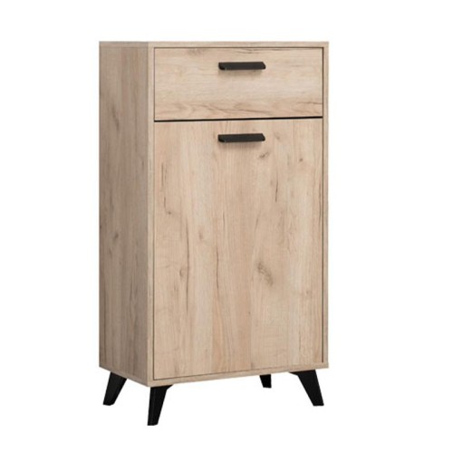 ΕΠΙΠΛΟ ΧΟΛ UMBRIA 1K1F GREY OAK 53,5x35x100,5εκ