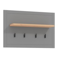 ΕΠΙΠΛΟ ΕΙΣΟΔΟΥ VALENCIA CIV ARTISAN OAΚ-ΓΚΡΙ ΜΑΤ 86,5x19,5x57εκ