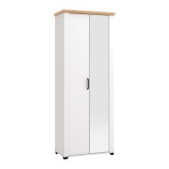 ΕΠΙΠΛΟ ΕΙΣΟΔΟΥ VALENCIA P2 OG ΛΕΥΚΟ-ARTISAN OAΚ-ΛΕΥΚΟ ΜΑΤ 75x41x194,5εκ