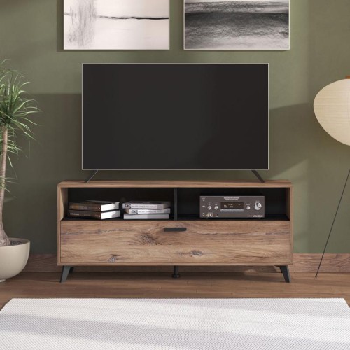 ΕΠΙΠΛΟ ΤΗΛΕΟΡΑΣΗΣ CORVIA TV 140 FLAGSTAF-CARBON 138x40x58εκ