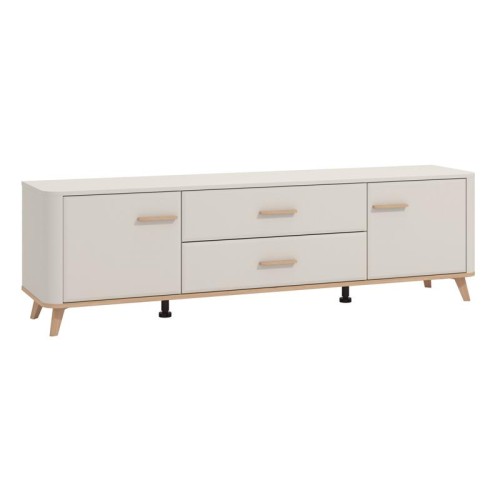 ΕΠΙΠΛΟ ΤΗΛΕΟΡΑΣΗΣ DARWEN 180 3K2F2V CASHMERE/ARTISAN OAK/CASHMERE MATT FOIL 180x40x53εκ