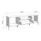 ΕΠΙΠΛΟ ΤΗΛΕΟΡΑΣΗΣ DARWEN 180 3K2F2V CASHMERE/ARTISAN OAK/CASHMERE MATT FOIL 180x40x53εκ ΕΠΙΠΛΟ ΤΗΛΕΟΡΑΣΗΣ DARWEN 180 3K2F2V CASHMERE/ARTISAN OAK/CASHMERE MATT FOIL 180x40x53εκ