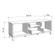 ΕΠΙΠΛΟ ΤΗΛΕΟΡΑΣΗΣ ESSEX 154 3K2F2V CASHMERE 154x42x51εκ ΕΠΙΠΛΟ ΤΗΛΕΟΡΑΣΗΣ ESSEX 154 3K2F2V CASHMERE 154x42x51εκ