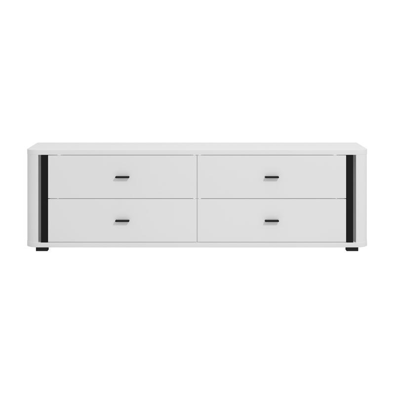 ΕΠΙΠΛΟ ΤΗΛΕΟΡΑΣΗΣ YORK 4F ΛΕΥΚΟ/ΜΑΥΡΟ MAT ΧΡΩΜΑ 177x40x52εκ ΕΠΙΠΛΟ ΤΗΛΕΟΡΑΣΗΣ YORK 4F ΛΕΥΚΟ/ΜΑΥΡΟ MAT ΧΡΩΜΑ 177x40x52εκ