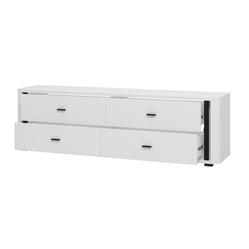 ΕΠΙΠΛΟ ΤΗΛΕΟΡΑΣΗΣ YORK 4F ΛΕΥΚΟ/ΜΑΥΡΟ MAT ΧΡΩΜΑ 177x40x52εκ ΕΠΙΠΛΟ ΤΗΛΕΟΡΑΣΗΣ YORK 4F ΛΕΥΚΟ/ΜΑΥΡΟ MAT ΧΡΩΜΑ 177x40x52εκ
