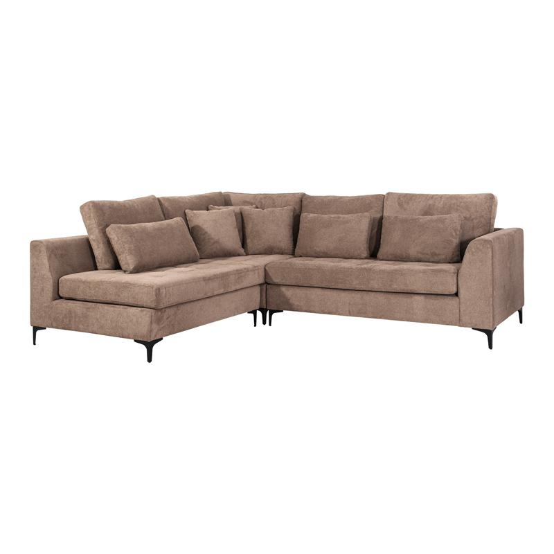 ΓΩΝΙΑΚΟΣ ΚΑΝΑΠΕΣ Fylliana Albert ΚΑΦΕ ΧΡΩΜΑ 280x220x96εκ ΓΩΝΙΑΚΟΣ ΚΑΝΑΠΕΣ Fylliana Albert ΚΑΦΕ ΧΡΩΜΑ 280x220x96εκ