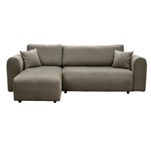 ΓΩΝΙΑΚΟΣ ΚΑΝΑΠΕΣ Fylliana Fiesta ΚΑΦΕ-ΜΠΕΖ ΧΡΩΜΑ 265x165x95εκ