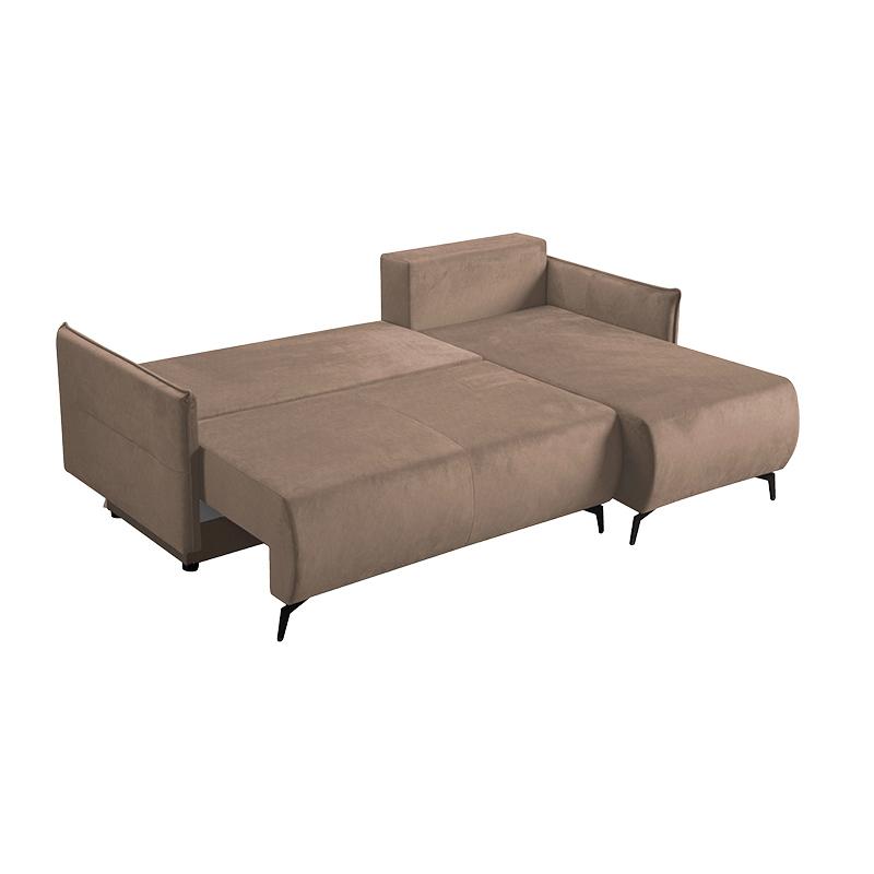 ΓΩΝΙΑΚΟΣ ΚΑΝΑΠΕΣ-ΚΡΕΒΑΤΙ CASTEL ΚΑΦΕ 213x154x74εκ ΓΩΝΙΑΚΟΣ ΚΑΝΑΠΕΣ-ΚΡΕΒΑΤΙ CASTEL ΚΑΦΕ 213x154x74εκ