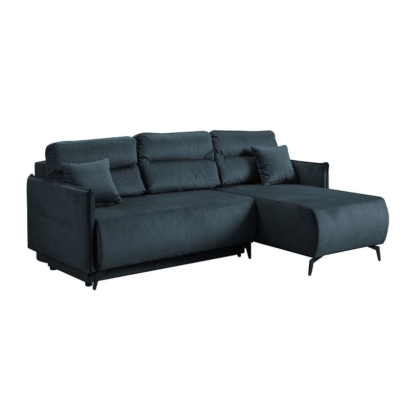 ΓΩΝΙΑΚΟΣ ΚΑΝΑΠΕΣ-ΚΡΕΒΑΤΙ CASTEL NAVY BLUE 213x154x74εκ ΓΩΝΙΑΚΟΣ ΚΑΝΑΠΕΣ-ΚΡΕΒΑΤΙ CASTEL NAVY BLUE 213x154x74εκ