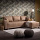 ΓΩΝΙΑΚΟΣ ΚΑΝΑΠΕΣ MOET ΚΑΦΕ ΧΡΩΜΑ 263x167x83εκ ΓΩΝΙΑΚΟΣ ΚΑΝΑΠΕΣ MOET ΚΑΦΕ ΧΡΩΜΑ 263x167x83εκ
