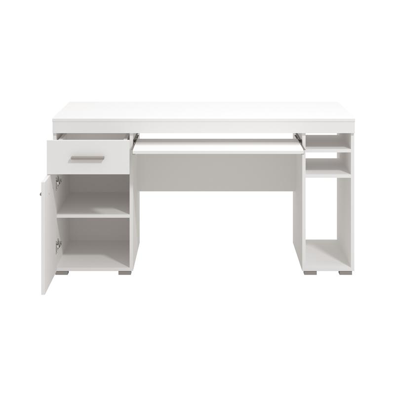 ΓΡΑΦΕΙΟ ALFA OPAQUE WHITE 145x66x76εκ