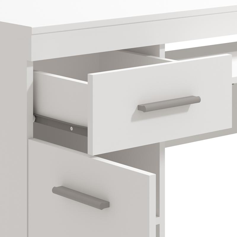 ΓΡΑΦΕΙΟ ALFA OPAQUE WHITE 145x66x76εκ