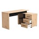 ΓΡΑΦΕΙΟ ARHIMED ARTISAN OAK-ΜΑΥΡΟ 138x102x75εκ