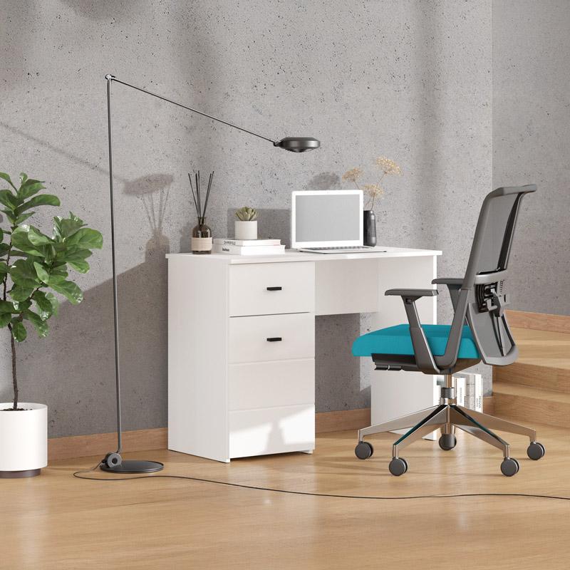 ΓΡΑΦΕΙΟ DIOFANT 1F1V ΛΕΥΚΟ ΧΡΩΜΑ 98x45x74εκ ΓΡΑΦΕΙΟ DIOFANT 1F1V ΛΕΥΚΟ ΧΡΩΜΑ 98x45x74εκ