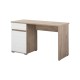 ΓΡΑΦΕΙΟ Elan GREY OAK/ΛΕΥΚΗ ΛΑΚΑ 130x50x75,5εκ