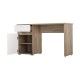 ΓΡΑΦΕΙΟ Elan GREY OAK/ΛΕΥΚΗ ΛΑΚΑ 130x50x75,5εκ