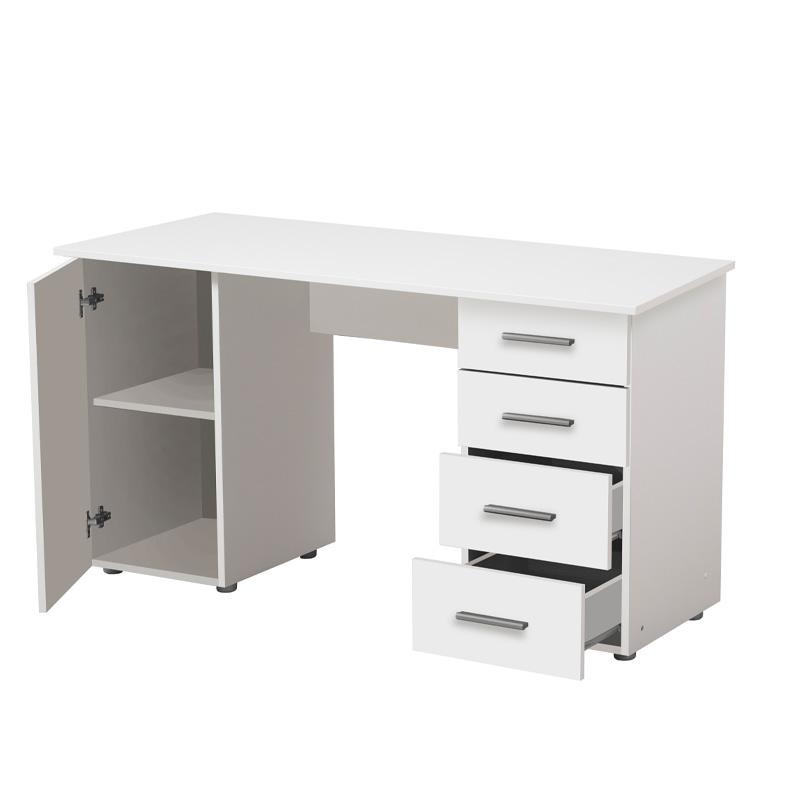 ΓΡΑΦΕΙΟ LIBER ΛΕΥΚΟ 135x50x75,5εκ