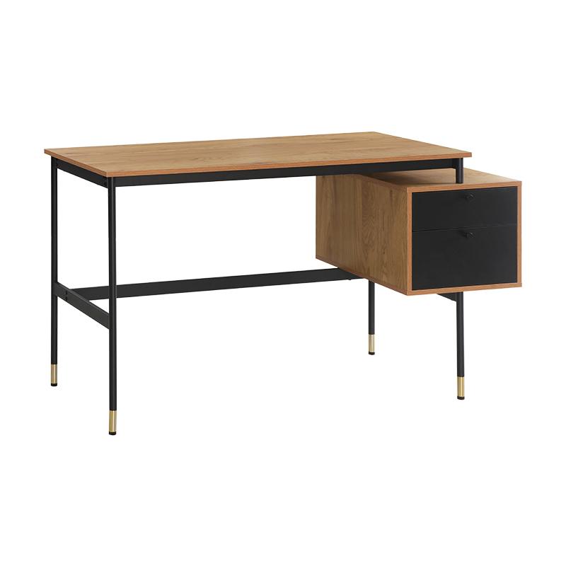 ΓΡΑΦΕΙΟ ΜΕ 2 ΣΥΡΤΑΡΙΑ Fylliana Living GREY OAK-ΜΑΥΡΟ ΧΡΩΜΑ 138x54x73εκ ΓΡΑΦΕΙΟ ΜΕ 2 ΣΥΡΤΑΡΙΑ Fylliana Living GREY OAK-ΜΑΥΡΟ ΧΡΩΜΑ 138x54x73εκ