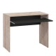 ΓΡΑΦΕΙΟ PARIS GREY OAK-ΜΑΥΡΟ 90x45x74εκ