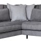 ΚΑΝΑΠΕΣ ΑΡΙΣΤΕΡΗ ΓΩΝΙΑ Fylliana Anvers ΓΚΡΙ ΧΡΩΜΑ 303x228x86εκ