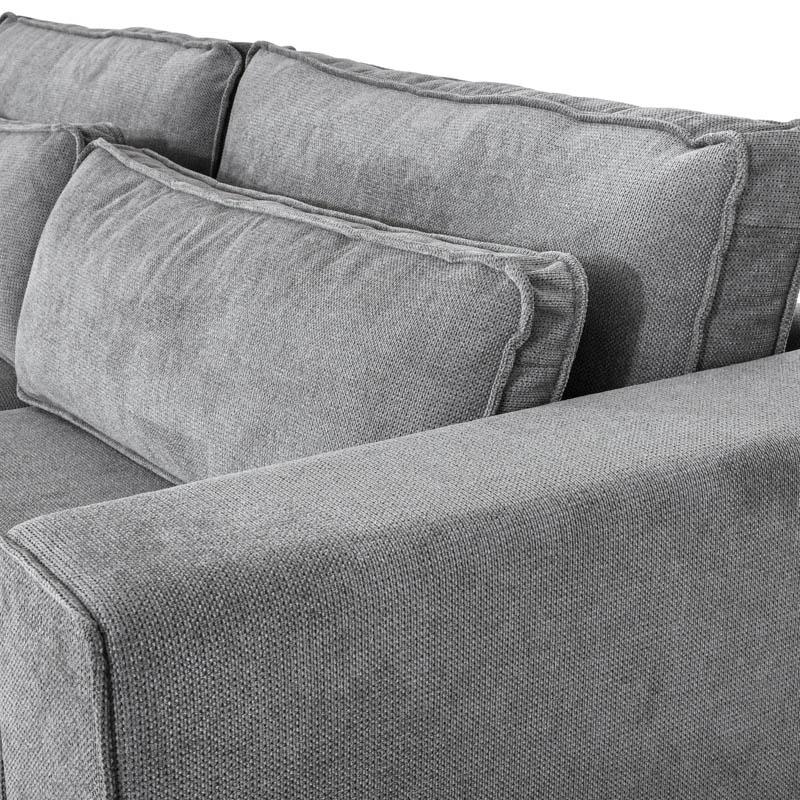ΚΑΝΑΠΕΣ ΑΡΙΣΤΕΡΗ ΓΩΝΙΑ Fylliana New Anvers ΓΚΡΙ ΧΡΩΜΑ 303x228x86εκ ΚΑΝΑΠΕΣ ΑΡΙΣΤΕΡΗ ΓΩΝΙΑ Fylliana New Anvers ΓΚΡΙ ΧΡΩΜΑ 303x228x86εκ