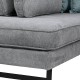 ΚΑΝΑΠΕΣ ΑΡΙΣΤΕΡΗ ΓΩΝΙΑ Fylliana New Anvers ΓΚΡΙ ΧΡΩΜΑ 303x228x86εκ ΚΑΝΑΠΕΣ ΑΡΙΣΤΕΡΗ ΓΩΝΙΑ Fylliana New Anvers ΓΚΡΙ ΧΡΩΜΑ 303x228x86εκ