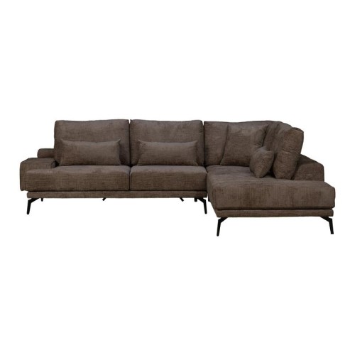 ΚΑΝΑΠΕΣ ΔΕΞΙΑ ΓΩΝΙΑ Fylliana Cristina ΚΑΦΕ ΧΡΩΜΑ 300x230x92εκ