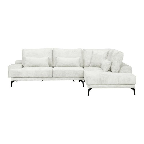 ΚΑΝΑΠΕΣ ΔΕΞΙΑ ΓΩΝΙΑ Fylliana Cristina ΠΕΡΛΑ ΧΡΩΜΑ 300x230x92εκ
