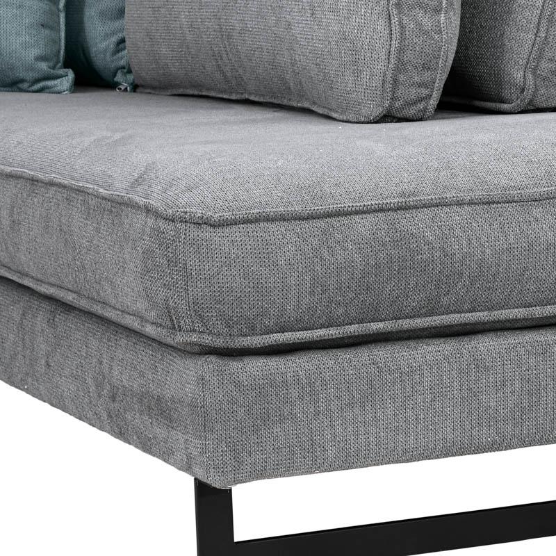 ΚΑΝΑΠΕΣ ΔΕΞΙΑ ΓΩΝΙΑ Fylliana New Anvers ΓΚΡΙ ΧΡΩΜΑ 303x228x86εκ ΚΑΝΑΠΕΣ ΔΕΞΙΑ ΓΩΝΙΑ Fylliana New Anvers ΓΚΡΙ ΧΡΩΜΑ 303x228x86εκ