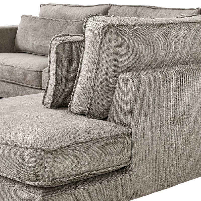 ΚΑΝΑΠΕΣ ΔΕΞΙΑ ΓΩΝΙΑ Fylliana New Anvers ΚΑΦΕ ΧΡΩΜΑ 303x228x86εκ ΚΑΝΑΠΕΣ ΔΕΞΙΑ ΓΩΝΙΑ Fylliana New Anvers ΚΑΦΕ ΧΡΩΜΑ 303x228x86εκ