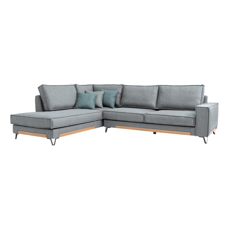 ΚΑΝΑΠΕΣ Fylliana Loftio ΑΡΙΣΤΕΡΗ ΓΩΝΙΑ ΓΚΡΙ ΧΡΩΜΑ 280x220x95εκ ΚΑΝΑΠΕΣ Fylliana Loftio ΑΡΙΣΤΕΡΗ ΓΩΝΙΑ ΓΚΡΙ ΧΡΩΜΑ 280x220x95εκ