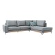 ΚΑΝΑΠΕΣ Fylliana Loftio ΔΕΞΙΑ ΓΩΝΙΑ ΓΚΡΙ ΧΡΩΜΑ 280x220x95εκ ΚΑΝΑΠΕΣ Fylliana Loftio ΔΕΞΙΑ ΓΩΝΙΑ ΓΚΡΙ ΧΡΩΜΑ 280x220x95εκ