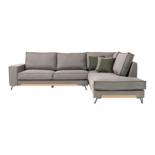 ΚΑΝΑΠΕΣ Fylliana Loftio ΔΕΞΙΑ ΓΩΝΙΑ ΚΑΦΕ ΧΡΩΜΑ 280x220x95εκ