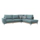 ΚΑΝΑΠΕΣ Fylliana Loftio ΔΕΞΙΑ ΓΩΝΙΑ ΜΙΝΤ ΧΡΩΜΑ 280x220x95εκ ΚΑΝΑΠΕΣ Fylliana Loftio ΔΕΞΙΑ ΓΩΝΙΑ ΜΙΝΤ ΧΡΩΜΑ 280x220x95εκ