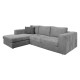 ΚΑΝΑΠΕΣ Fylliana Mondiva ΑΡΙΣΤΕΡΗ ΓΩΝΙΑ ΓΚΡΙ ΧΡΩΜΑ 280x180x83εκ ΚΑΝΑΠΕΣ Fylliana Mondiva ΑΡΙΣΤΕΡΗ ΓΩΝΙΑ ΓΚΡΙ ΧΡΩΜΑ 280x180x83εκ