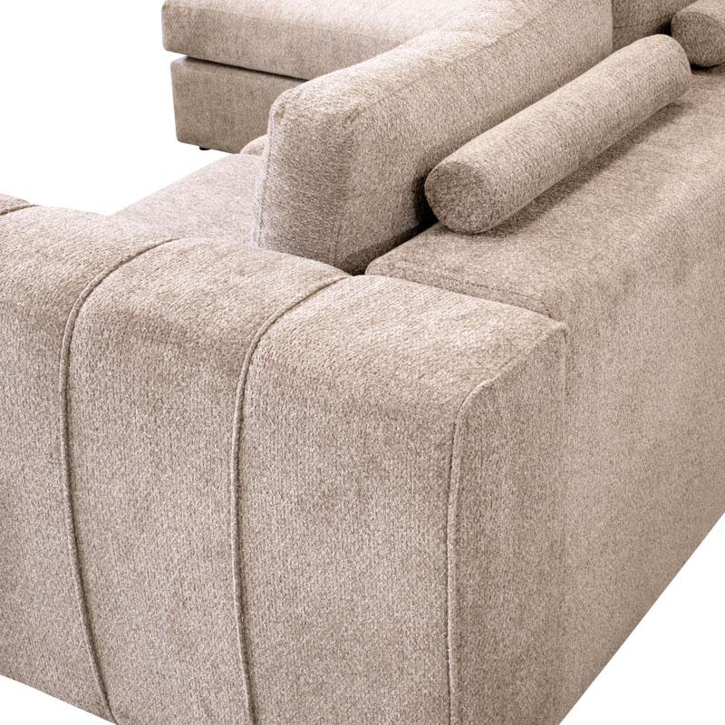 ΚΑΝΑΠΕΣ Fylliana Mondiva ΑΡΙΣΤΕΡΗ ΓΩΝΙΑ ΜΠΕΖ ΧΡΩΜΑ 280x180x83εκ ΚΑΝΑΠΕΣ Fylliana Mondiva ΑΡΙΣΤΕΡΗ ΓΩΝΙΑ ΜΠΕΖ ΧΡΩΜΑ 280x180x83εκ