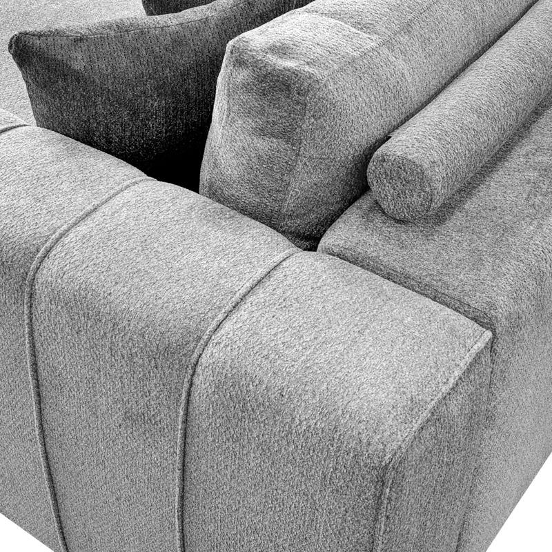 ΚΑΝΑΠΕΣ Fylliana Mondiva ΔΕΞΙΑ ΓΩΝΙΑ ΓΚΡΙ ΧΡΩΜΑ 280x180x83εκ ΚΑΝΑΠΕΣ Fylliana Mondiva ΔΕΞΙΑ ΓΩΝΙΑ ΓΚΡΙ ΧΡΩΜΑ 280x180x83εκ