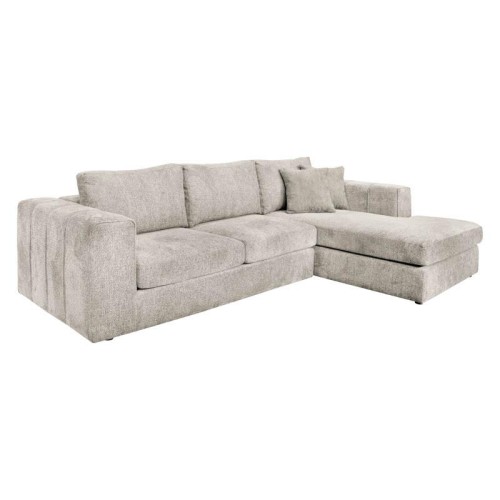 ΚΑΝΑΠΕΣ Fylliana Mondore ΔΕΞΙΑ ΓΩΝΙΑ ΜΠΕΖ ΧΡΩΜΑ 280x180x83εκ