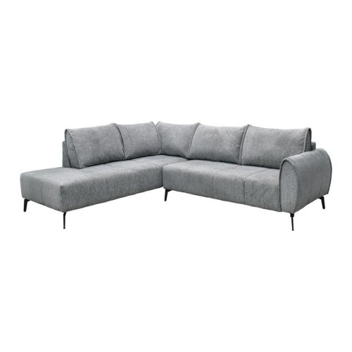 ΚΑΝΑΠΕΣ Fylliana Velton ΑΡΙΣΤΕΡΗ ΓΩΝΙΑ ΓΚΡΙ ΧΡΩΜΑ 275x225x85εκ