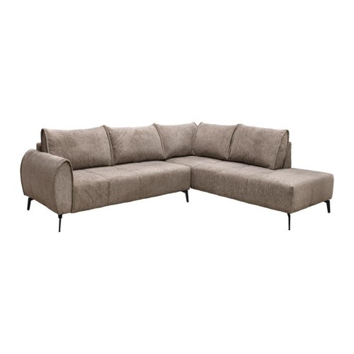 ΚΑΝΑΠΕΣ Fylliana Velton ΑΡΙΣΤΕΡΗ ΓΩΝΙΑ ΚΑΦΕ ΧΡΩΜΑ 275x225x85εκ