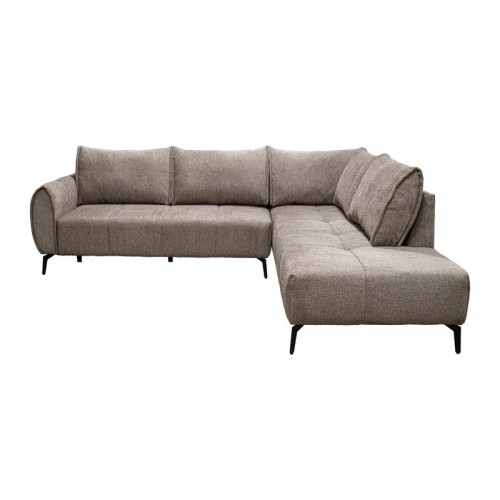 ΚΑΝΑΠΕΣ Fylliana Velton ΑΡΙΣΤΕΡΗ ΓΩΝΙΑ ΚΑΦΕ ΧΡΩΜΑ 275x225x85εκ