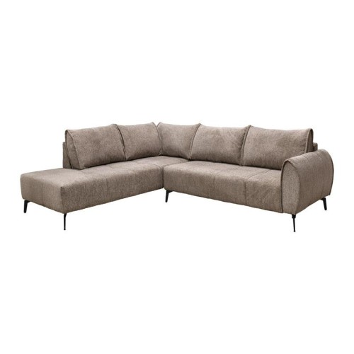 ΚΑΝΑΠΕΣ Fylliana Velton ΔΕΞΙΑ ΓΩΝΙΑ ΚΑΦΕ ΧΡΩΜΑ 275x225x85εκ