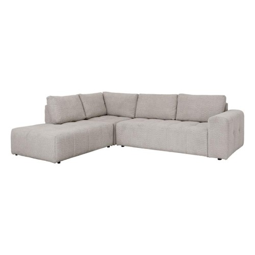 ΚΑΝΑΠΕΣ ΓΩΝΙΑ ΑΡΙΣΤΕΡΗ Fylliana Carmen SILVER ΥΦΑΣΜΑ 304x242x89εκ