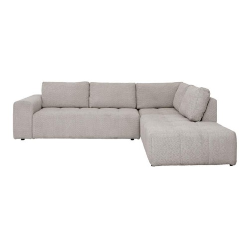ΚΑΝΑΠΕΣ ΓΩΝΙΑ ΔΕΞΙΑ Fylliana Carmen SILVER ΥΦΑΣΜΑ 304x242x89εκ