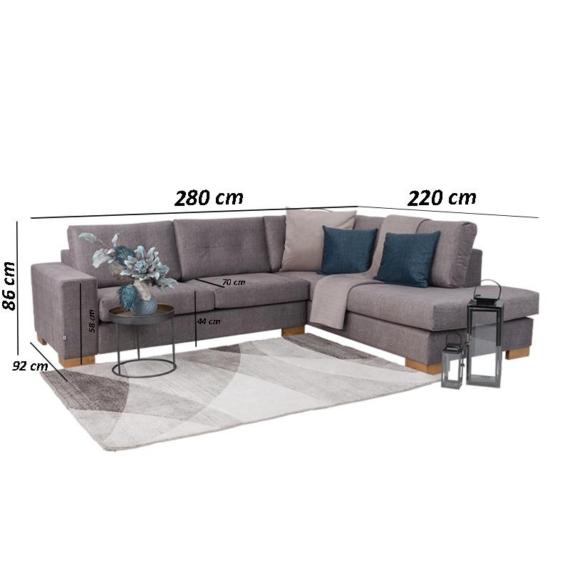 ΚΑΝΑΠΕΣ ΓΩΝΙΑ Fylliana Milano ΜΠΕΖ-ΠΕΤΡΟΛ ΔΕΞΙΑ ΓΩΝΙΑ 280*220 ΚΑΝΑΠΕΣ ΓΩΝΙΑ Fylliana Milano ΜΠΕΖ-ΠΕΤΡΟΛ ΔΕΞΙΑ ΓΩΝΙΑ 280*220
