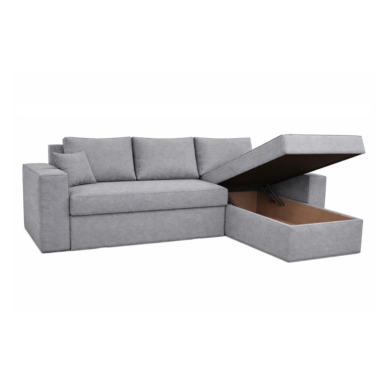 ΚΑΝΑΠΕΣ ΓΩΝΙΑ Fylliana Mythos ΓΚΡΙ 280x210x80εκ ΚΑΝΑΠΕΣ ΓΩΝΙΑ Fylliana Mythos ΓΚΡΙ 280x210x80εκ