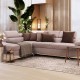 ΚΑΝΑΠΕΣ ΓΩΝΙΑ Fylliana RIO-M 3+4 ΑΡΙΣΤΕΡΗ TAUPE / ΚΑΦΕ 278*192*79