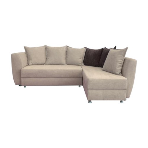 ΚΑΝΑΠΕΣ ΓΩΝΙΑ Fylliana VITA ΜΠΕΖ ΧΡΩΜΑ 255x176x90εκ