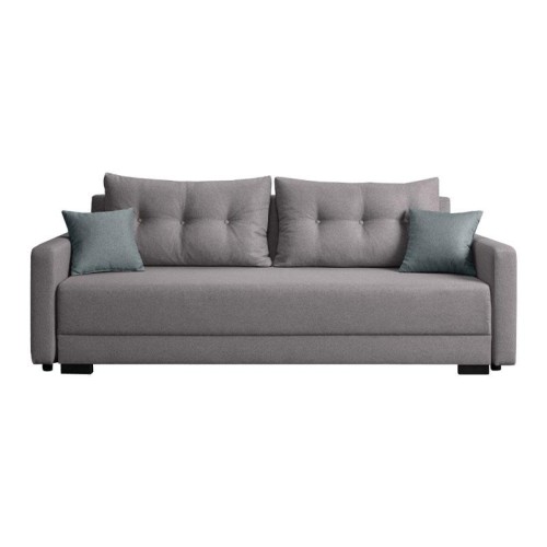 ΚΑΝΑΠΕΣ ΚΡΕΒΑΤΙ ENCO ΓΚΡΙ-ΠΡΑΣΙΝΟ 220x88x77εκ